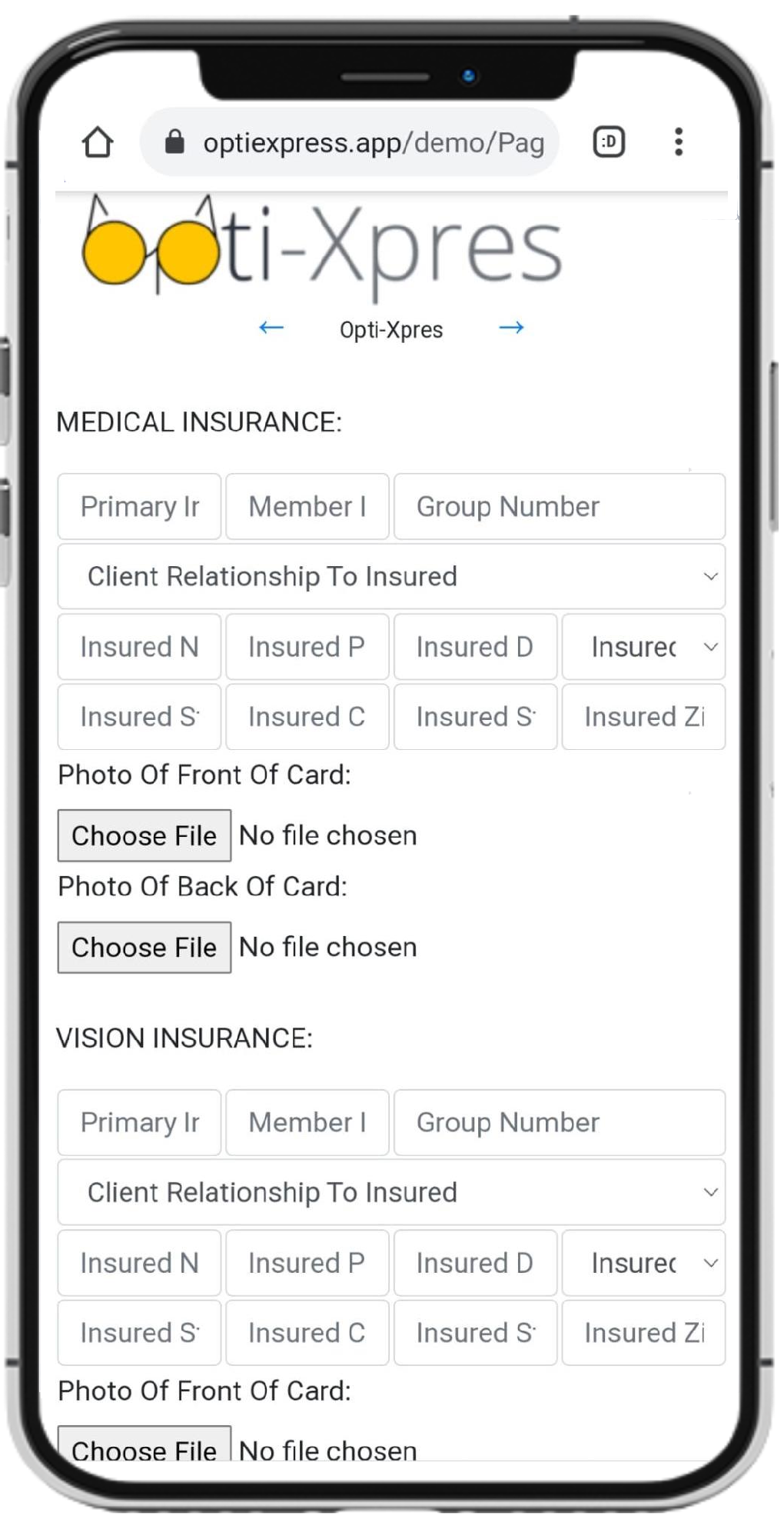 5Collection of insurance information